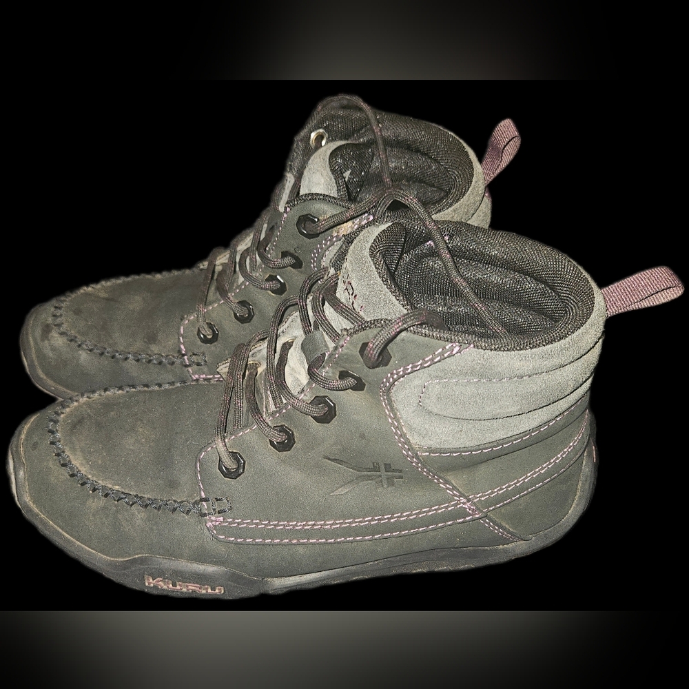 KURU Quest Black and Purple Hiking Boots